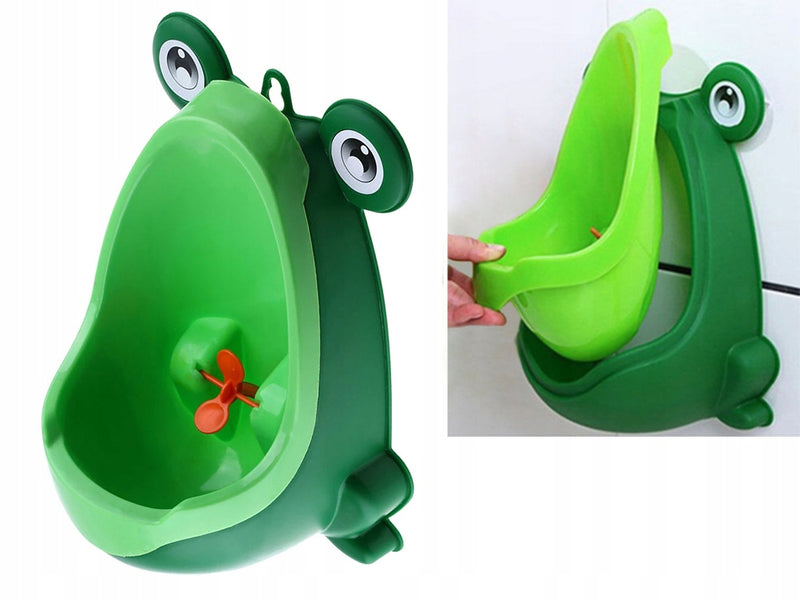 Dětský Stojanový Urinální Hrnec s Přísavkami ve tvaru Žáby: Ideální pro Učení Stoje