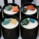 Lumira - Astrological candle with natural stones