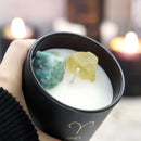 Lumira - Astrological candle with natural stones