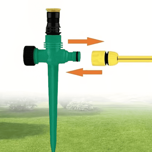 Rotasprin - Set of 3 rotatable garden sprinklers