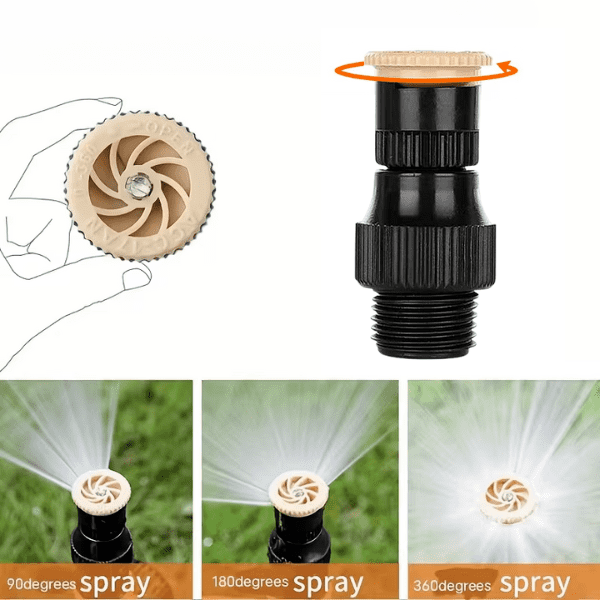 Rotasprin - Set of 3 rotatable garden sprinklers