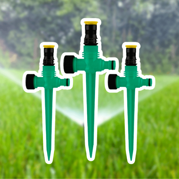 Rotasprin - Set of 3 rotatable garden sprinklers