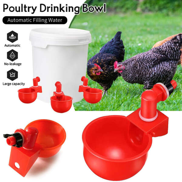 PoulCups - Sada pro automatickou dodávku vody pro drůbež