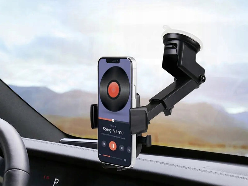Auto Držák na Mobil - Montáž na Sklo nebo Palubní Desku - Odolné GPS