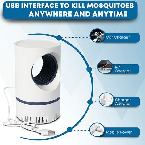 Zařízení proti hmyzu a komárům, přenosné s USB napájením