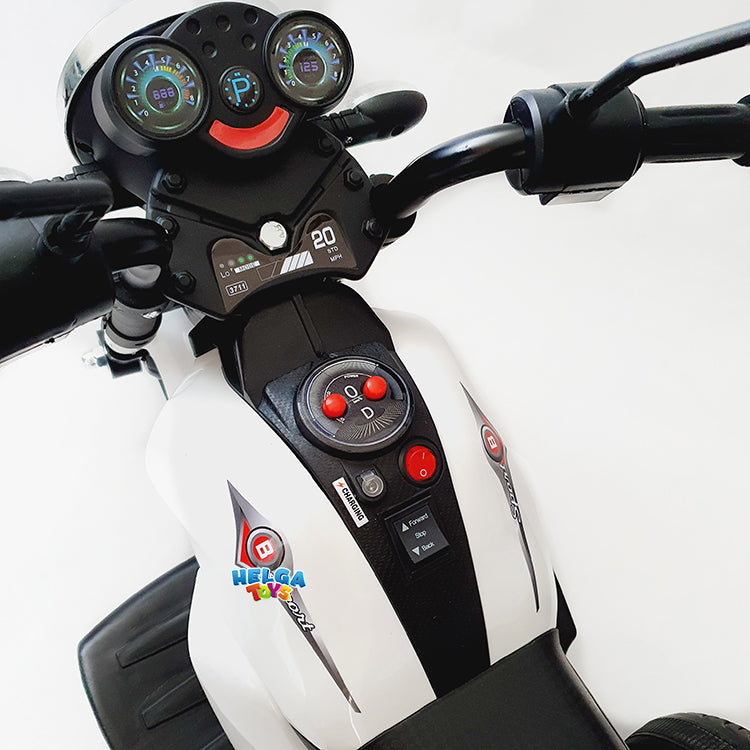 Elektrický motocykl Rocker, 6V, světla a zvuky