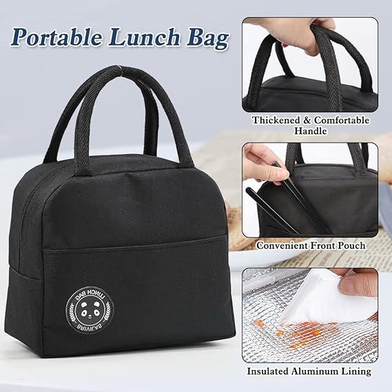 Přenosná termoizolovaná Bento taška na obědy pro ženy a muže