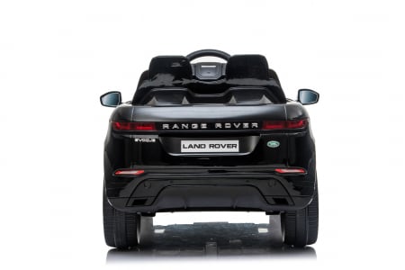 Elektrické Dětské Auto Range Rover Evoque | Licencované | 4x4 | Kola z Pěnové Hmoty EVA | Kožené Sedadlo | 140W | 12V | Černá