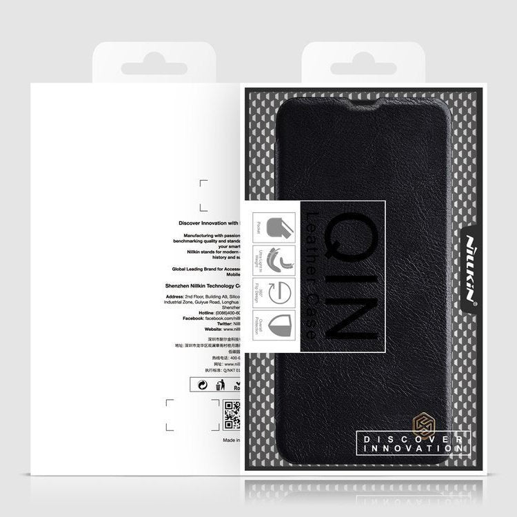 Nillkin Qin - Flipové kožené pouzdro pro Samsung S21 FE