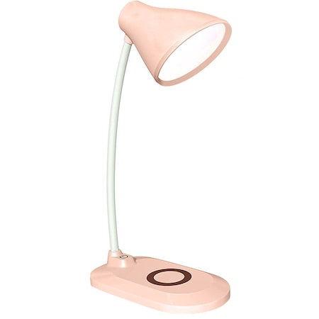 Stolní LED lampa, s bezdrátovou nabíječkou, 3 úrovně osvětlení, nastavitelné rameno