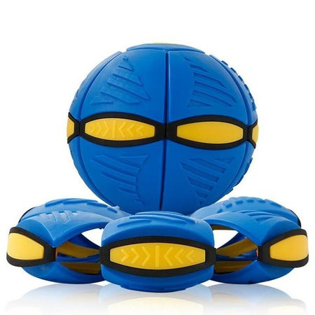 Interaktivní létající míč Flat Ball Disc, modrá
